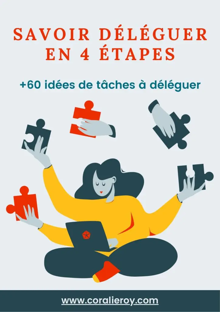 Coralie Roy - savoir déléguer en 4 étapes